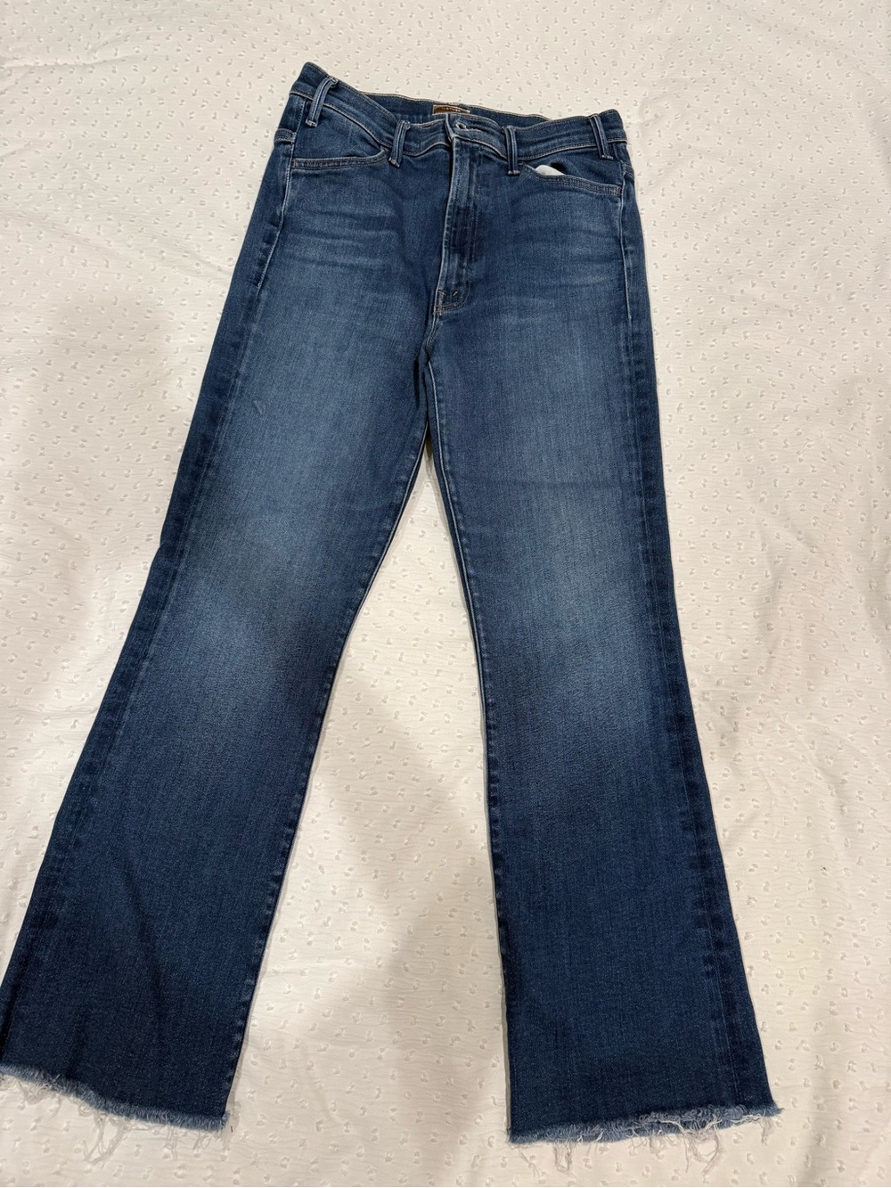MOTHER Dark Blue Flare Jeans